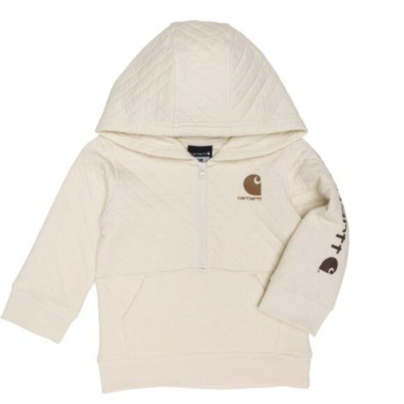 NEW CARHARTT Toddler Boys- girls  Quilted Jersey Half Zip Sweatshirt 725 1j8 - Picture 5 of 7